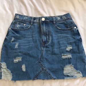Jean skirt
